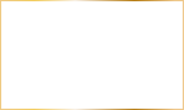 Golden rectangular frame