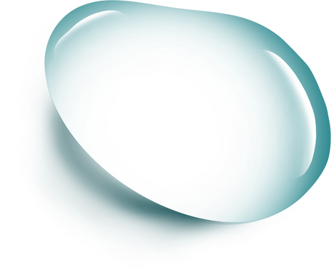 Realistic Water Droplet Illustration