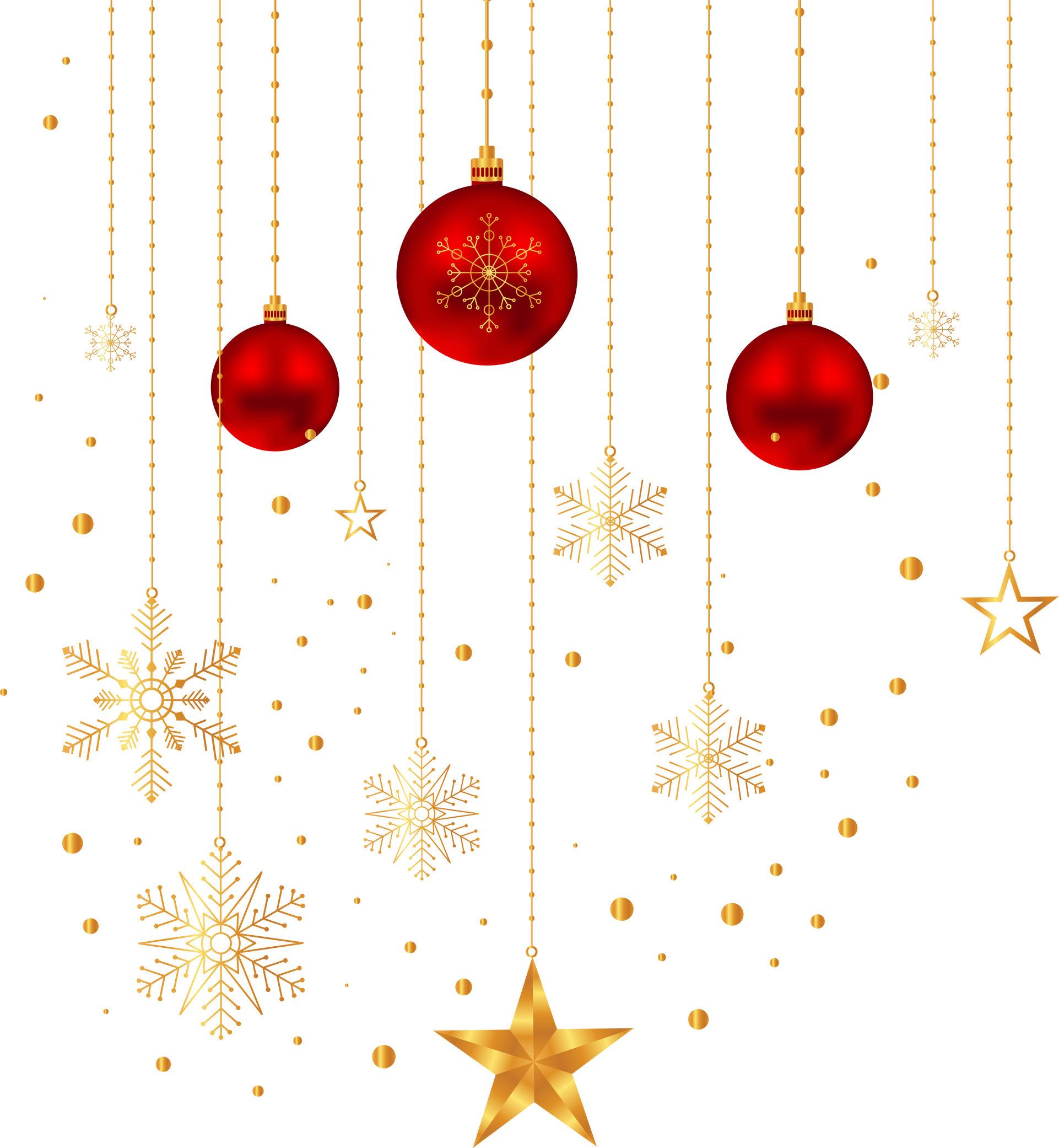 Christmas bauble luxury hanging ornaments