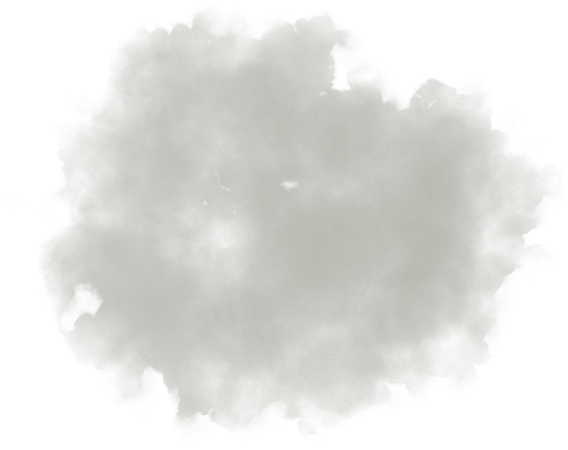 Grey watercolour stain cloud
